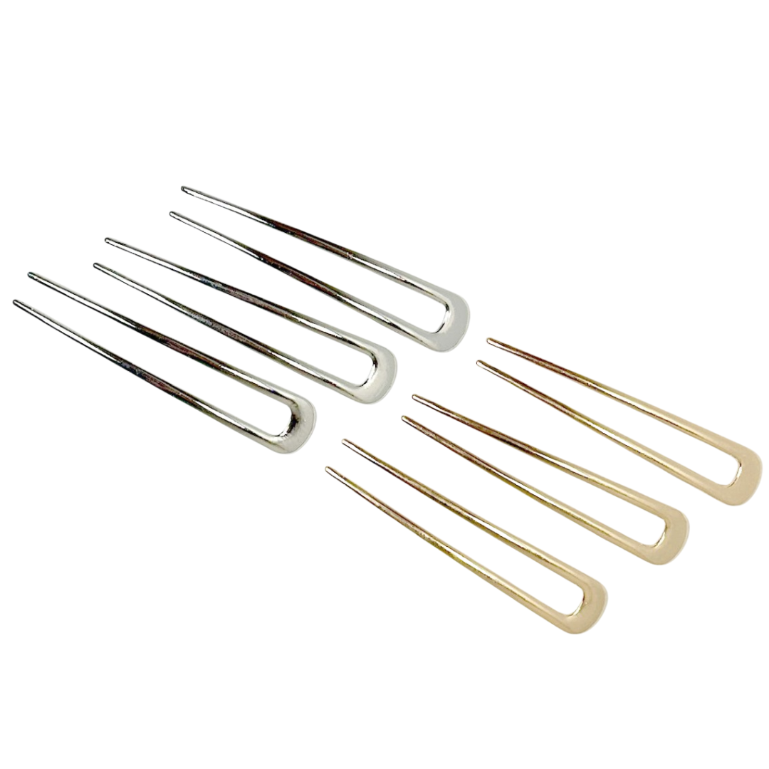 U-Grip Pin Gold /Silver(3 Per Pack)