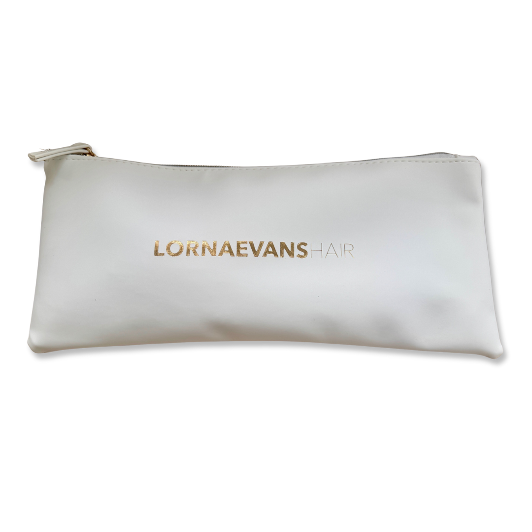 Paddle Brush & Edge Control Brush & Comb Combo - Natural Bamboo Boar Bristle & Nylon With Carry Bag