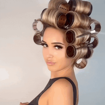 Pro Roller Set - Velcro Aluminium Self Grip Rollers 90mm