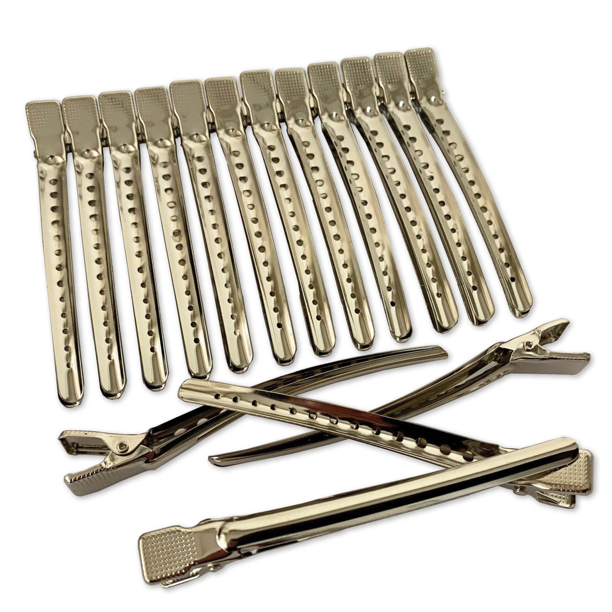 Duck Bill Clips / Sectioning Clips Silver - Extra Strong 105mm (12 per pack)
