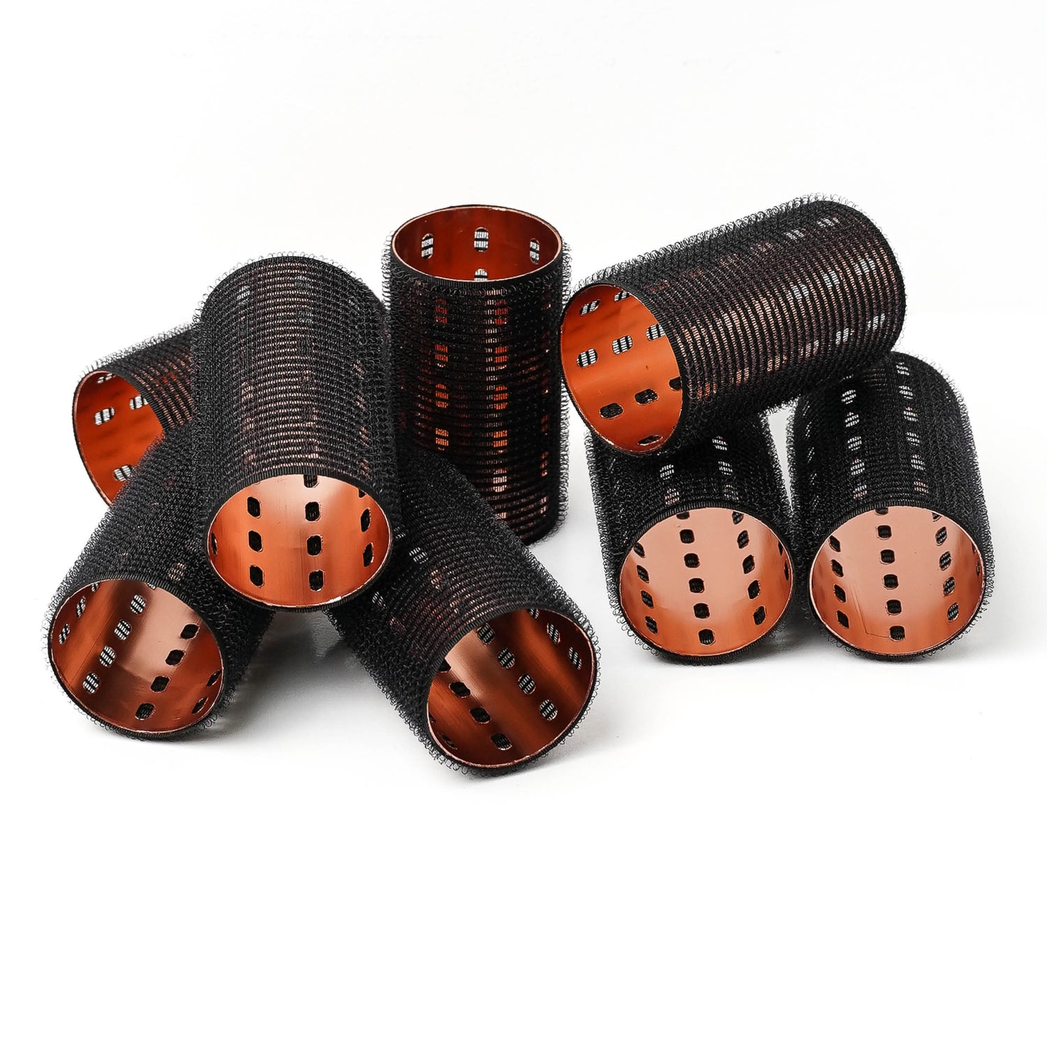 Full Roller Set - Velcro Aluminium Self Grip Rollers 90mm