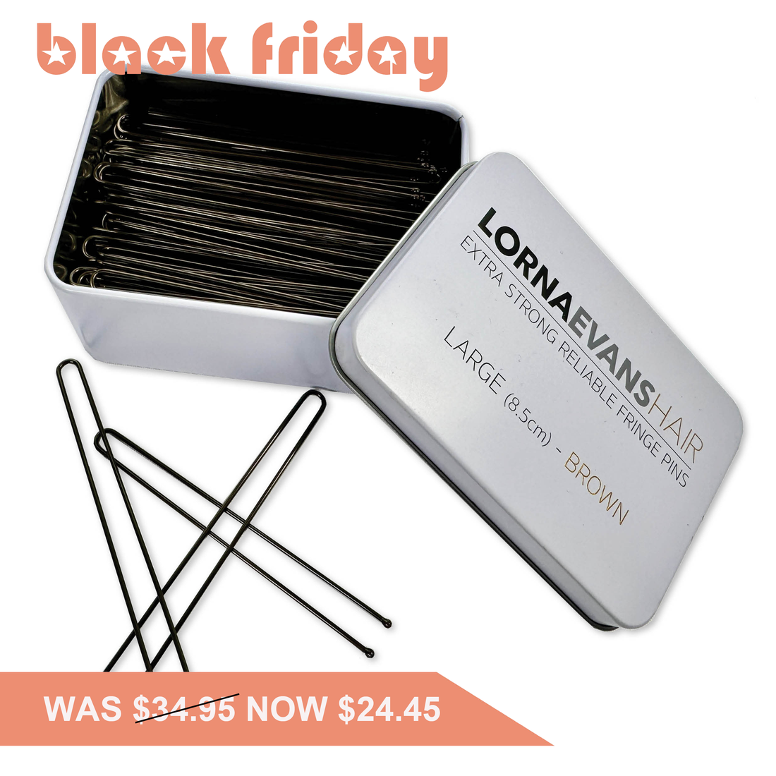 Extra Strong Reliable 8.5cm Fringe Pins