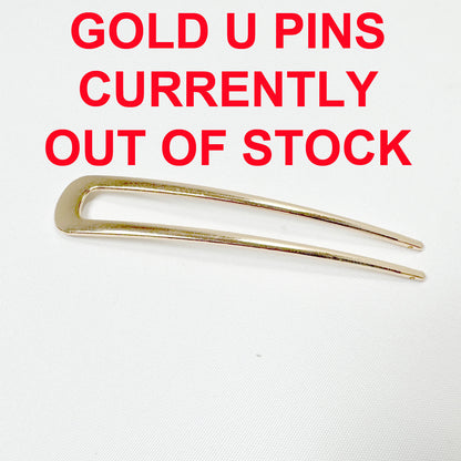 U-Grip Pin Gold /Silver(3 Per Pack)