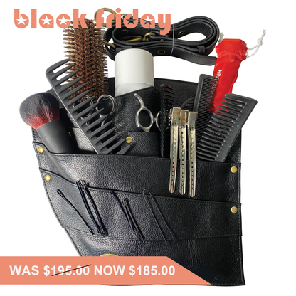 Magnetic Styling Belt With Loops - Natural Leather