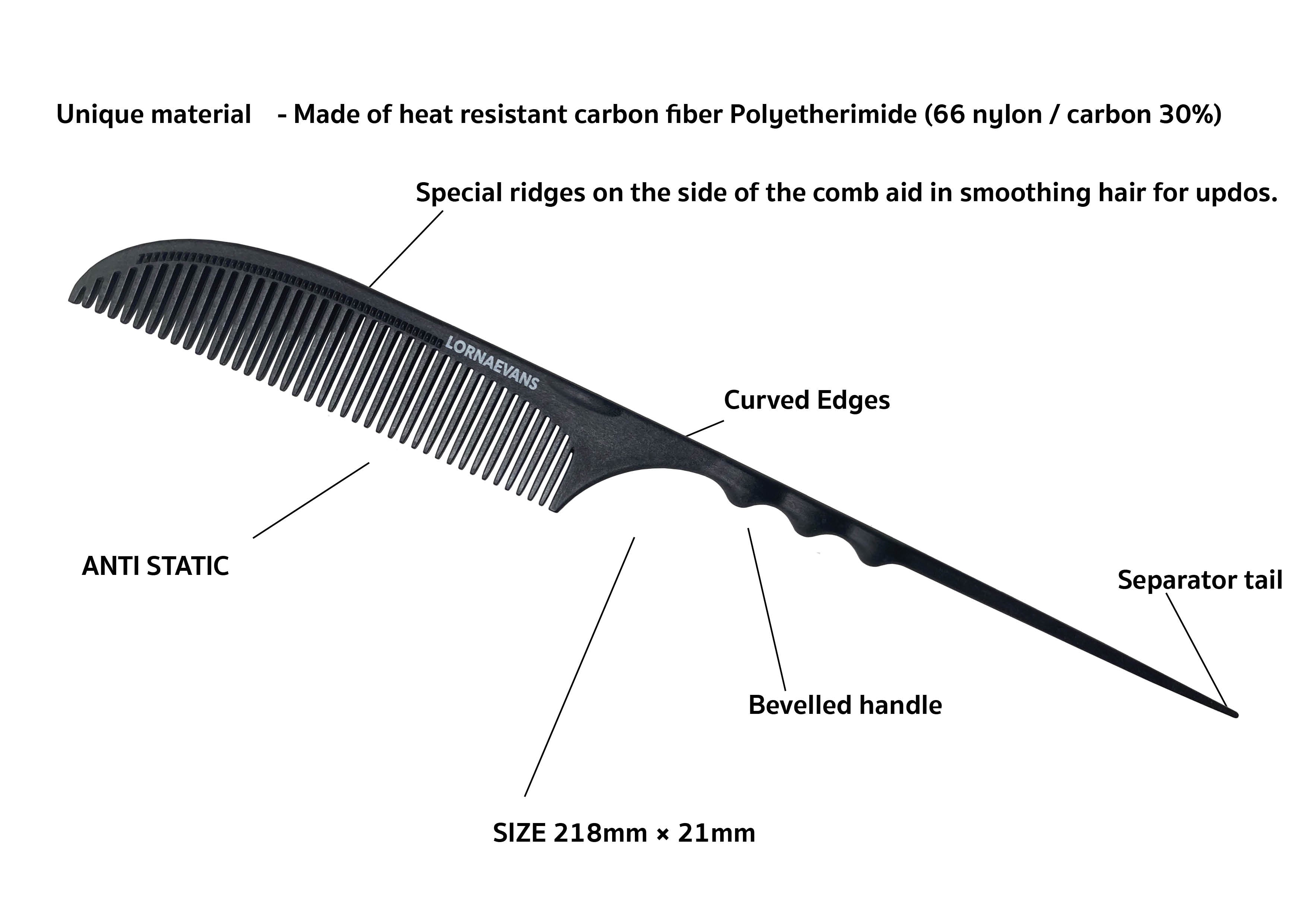Detail Final Carbon Fibre Comb