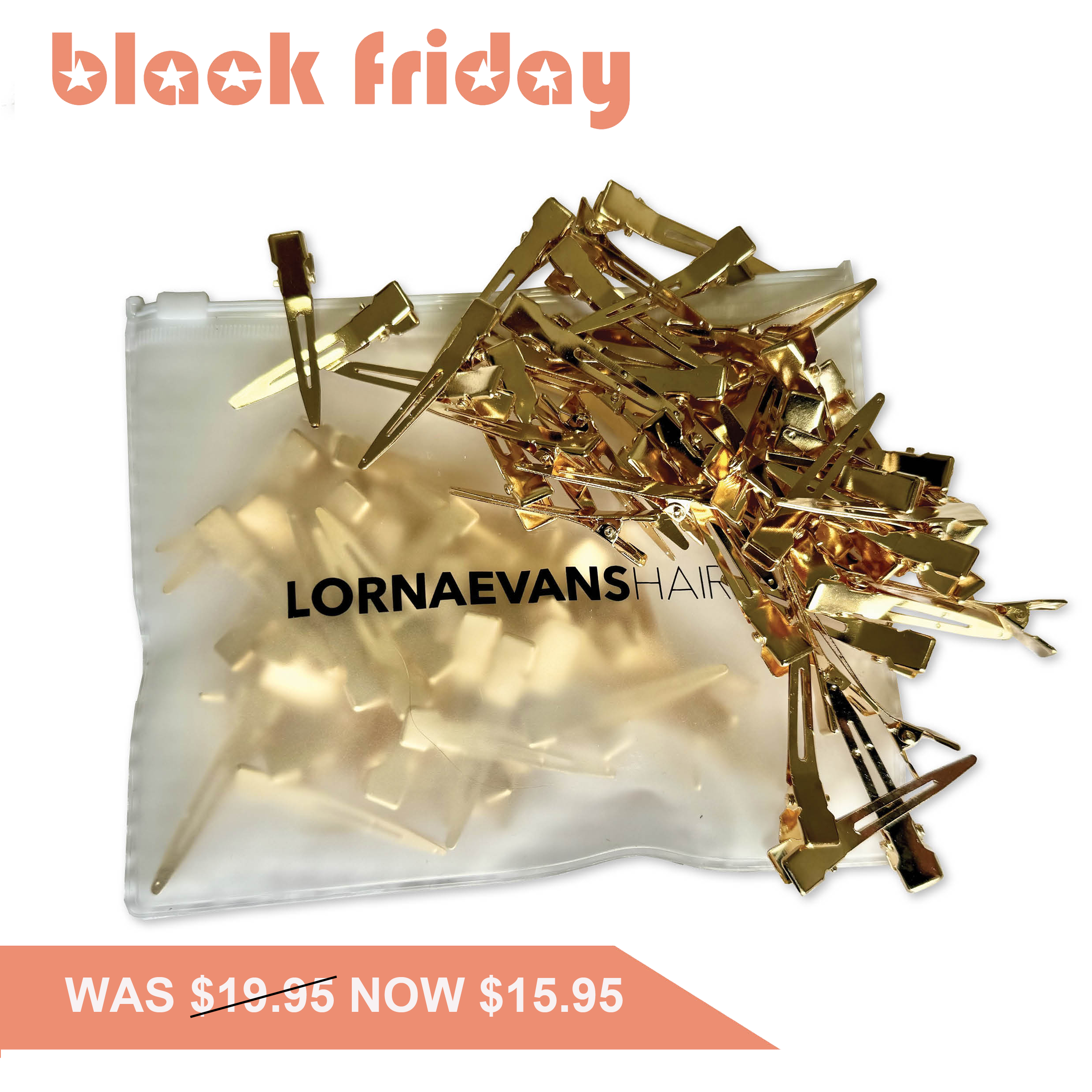 Pincurl Clips - Rose Gold (50 Pack)