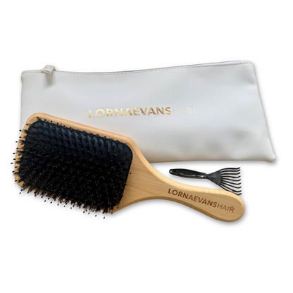 Paddle Brush - Bamboo, Boar Bristle &amp; Nylon