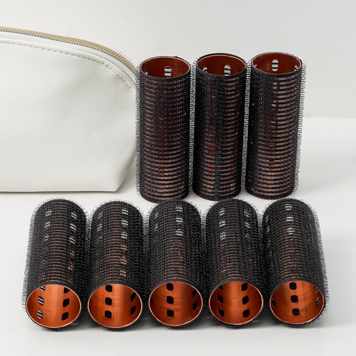 Small Roller Set - Velcro Aluminium Self Grip Rollers 90mm