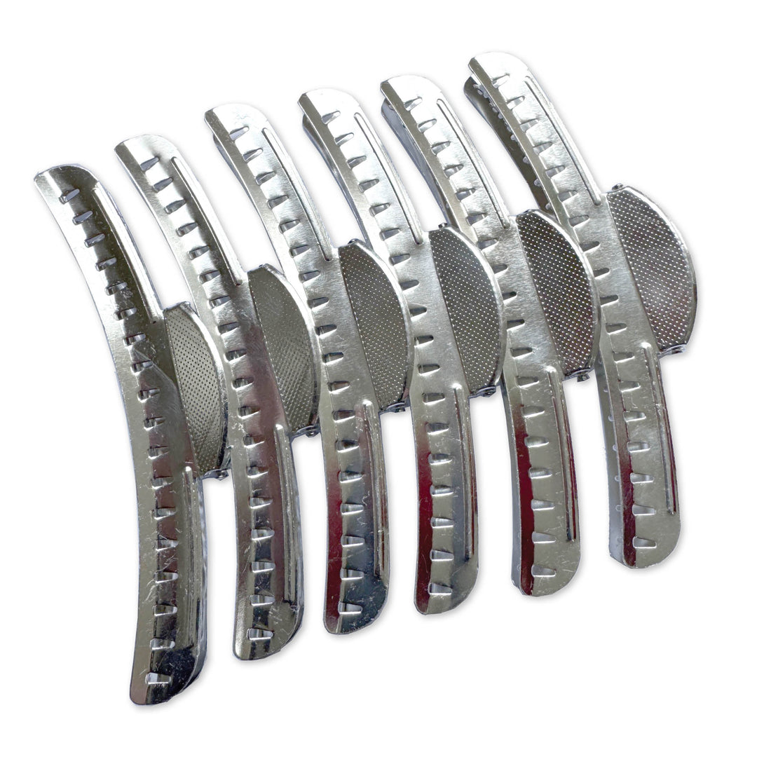 Wave Clips Silver - Longer and Stronger (6 Per Pack)