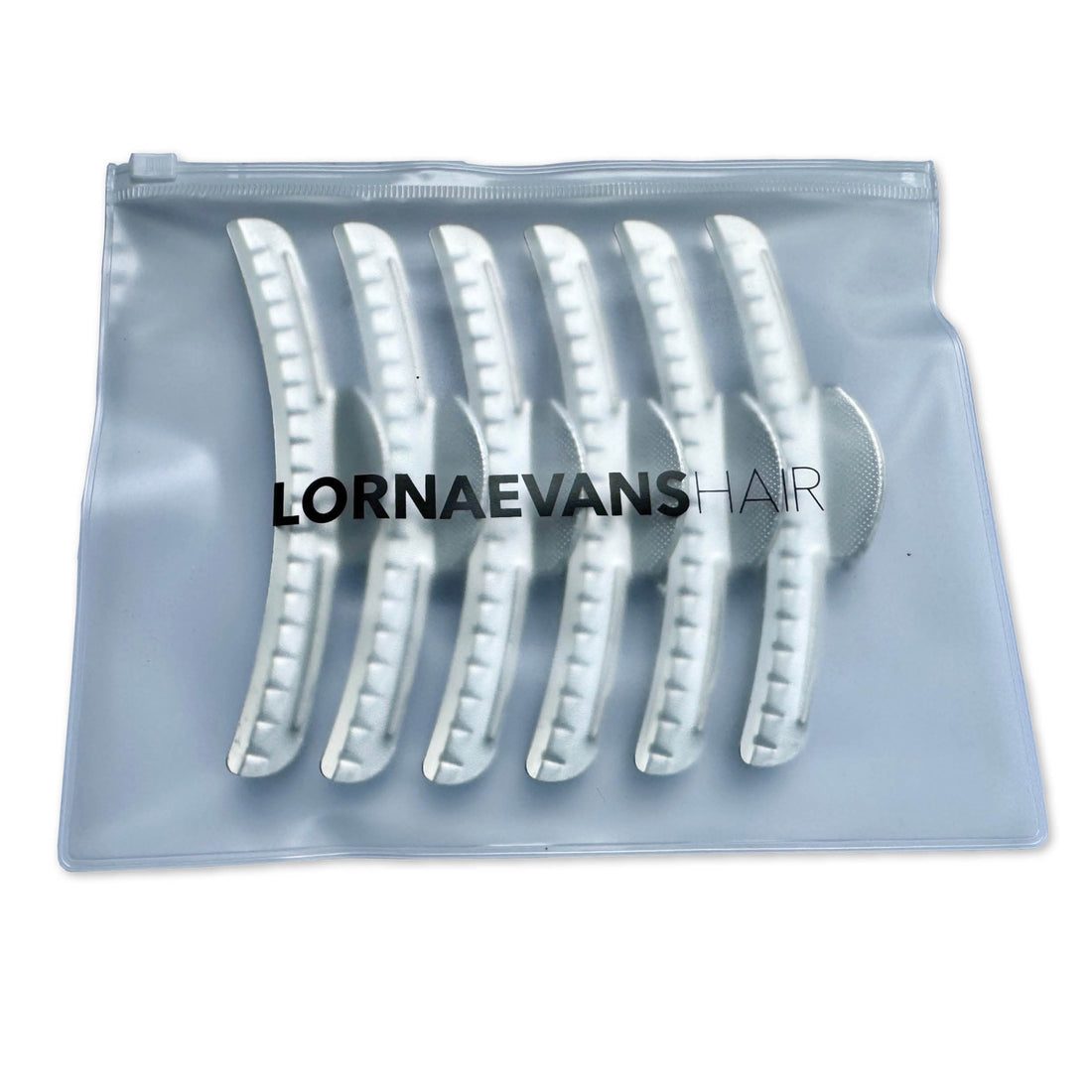 Wave Clips Silver - Longer and Stronger (6 Per Pack)
