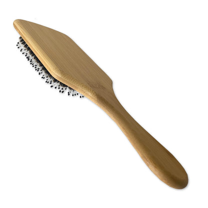Paddle Brush - Bamboo, Boar Bristle &amp; Nylon